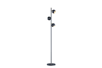 Dakota gulvlampe 3xG9 med svart / gull - Svart/Gull - Belysning - Innendørsbelysning & Lamper - Gulvlampe - Trearmet gulvlampe