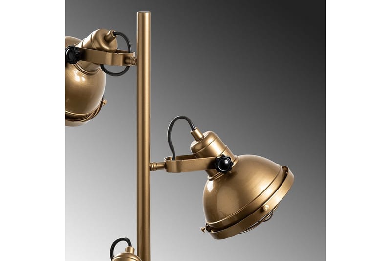 Gulvlampe Desten Gull - Gull - Belysning - Innendørsbelysning & Lamper - Soveromslampe