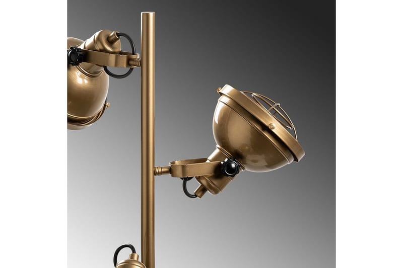 Gulvlampe Desten Gull - Gull - Belysning - Innendørsbelysning & Lamper - Soveromslampe