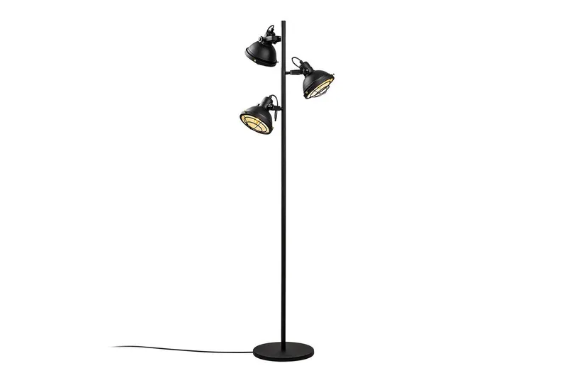 Gulvlampe Desten Svart, Svart