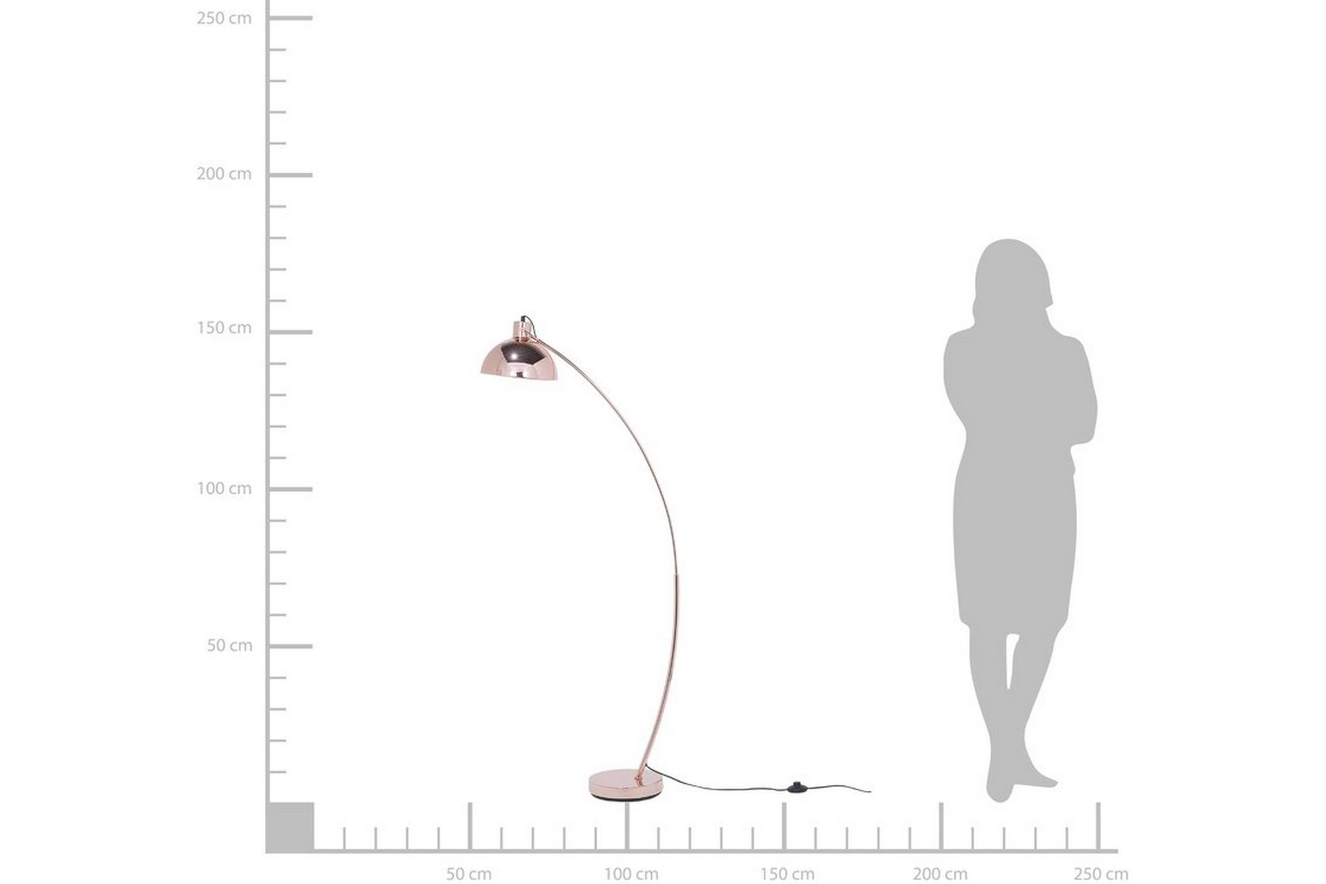 Dintel Gulvlampe 155 cm - Kobber - Belysning - Innendørsbelysning & Lamper - Gulvlampe