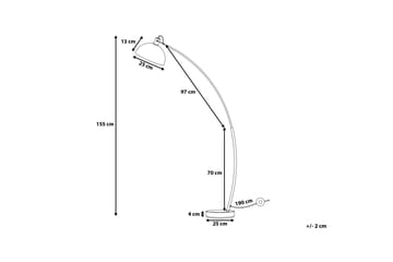 Dintel Gulvlampe 155 cm - Kobber - Belysning - Innendørsbelysning & Lamper - Gulvlampe