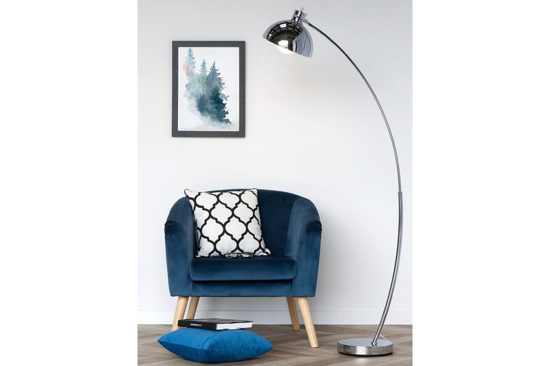 Dintel Gulvlampe 155 cm - Sølv - Belysning - Innendørsbelysning & Lamper - Gulvlampe