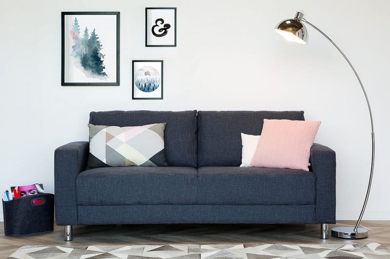 Dintel Gulvlampe 155 cm - Sølv - Belysning - Innendørsbelysning & Lamper - Gulvlampe