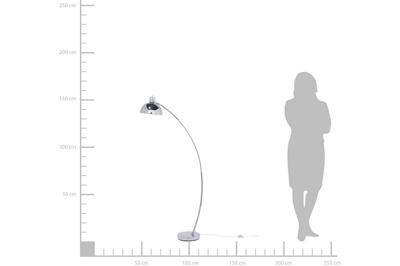 Dintel Gulvlampe 155 cm - Sølv - Belysning - Innendørsbelysning & Lamper - Gulvlampe