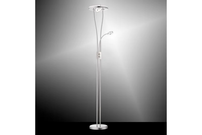 Eboni Gulvlampe - Lysegrå - Belysning - Innendørsbelysning & Lamper - Gulvlampe