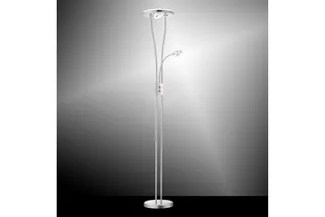 Eboni Gulvlampe - Lysegrå - Belysning - Innendørsbelysning & Lamper - Gulvlampe - Toarmet gulvlampe