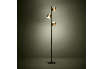 Gulvlampe Eglo Altamira Svart/Messing - Belysning - Innendørsbelysning & Lamper - Soveromslampe