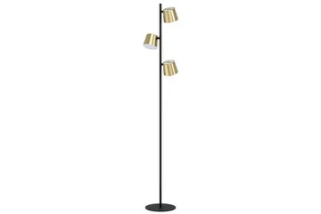 Gulvlampe Eglo Altamira Svart/Messing - Belysning - Innendørsbelysning & Lamper - Soveromslampe
