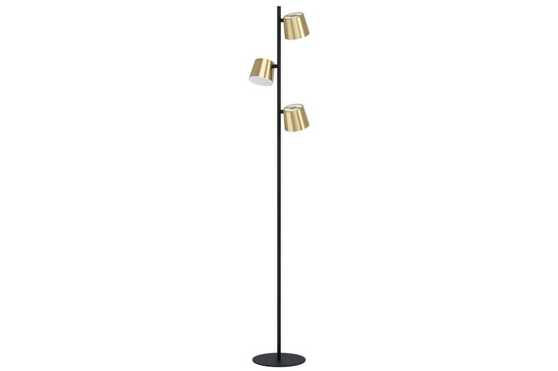 Gulvlampe Eglo Altamira Svart/Messing - Belysning - Innendørsbelysning & Lamper - Soveromslampe