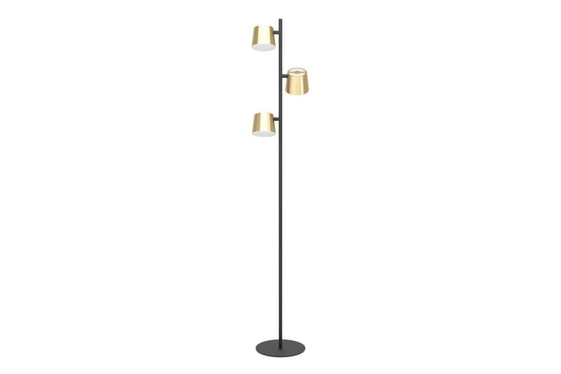 Gulvlampe Eglo Altamira Svart/Messing - Belysning - Innendørsbelysning & Lamper - Soveromslampe