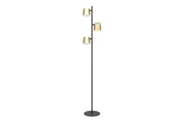 Gulvlampe Eglo Altamira Svart/Messing - Belysning - Innendørsbelysning & Lamper - Soveromslampe
