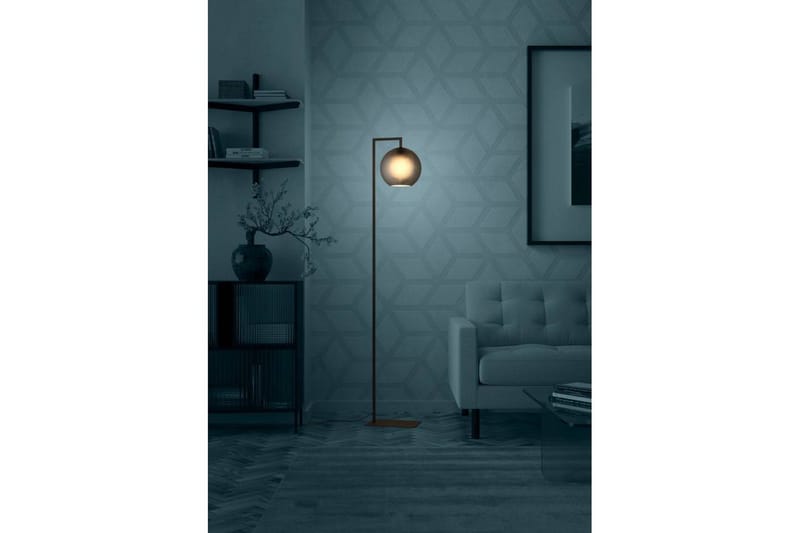 Gulvlampe Eglo Arangona Svart/Grå - Belysning - Innendørsbelysning & Lamper - Soveromslampe