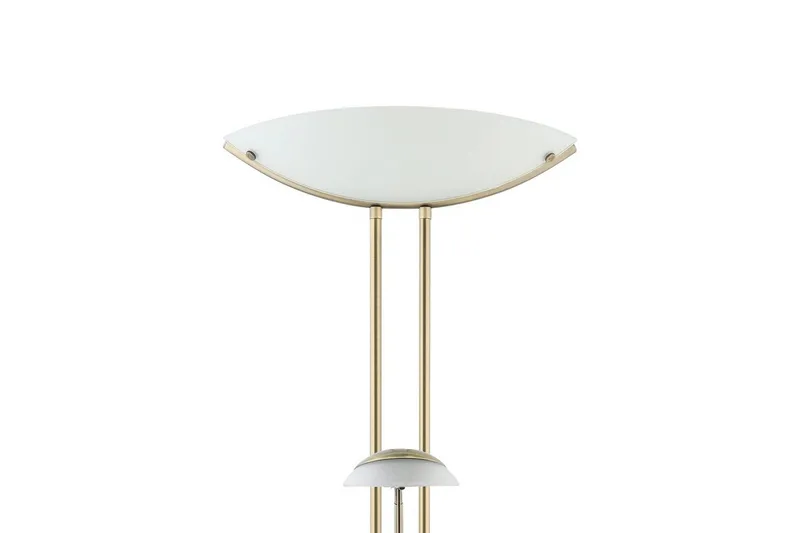 Gulvlampe Eglo Baya bronsert hvit - Hvit/Mørk grå - Belysning - Innendørsbelysning & Lamper - Gulvlampe - Toarmet gulvlampe