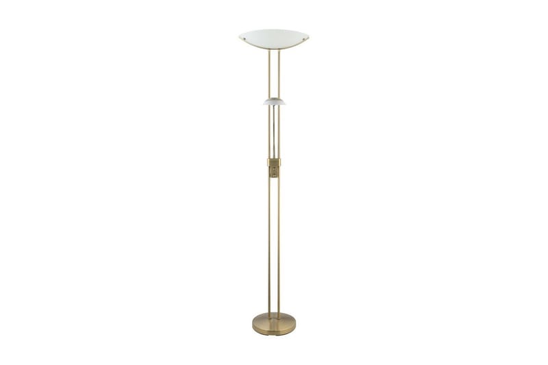 Gulvlampe Eglo Baya bronsert hvit - Hvit/Mørk grå - Belysning - Innendørsbelysning & Lamper - Soveromslampe