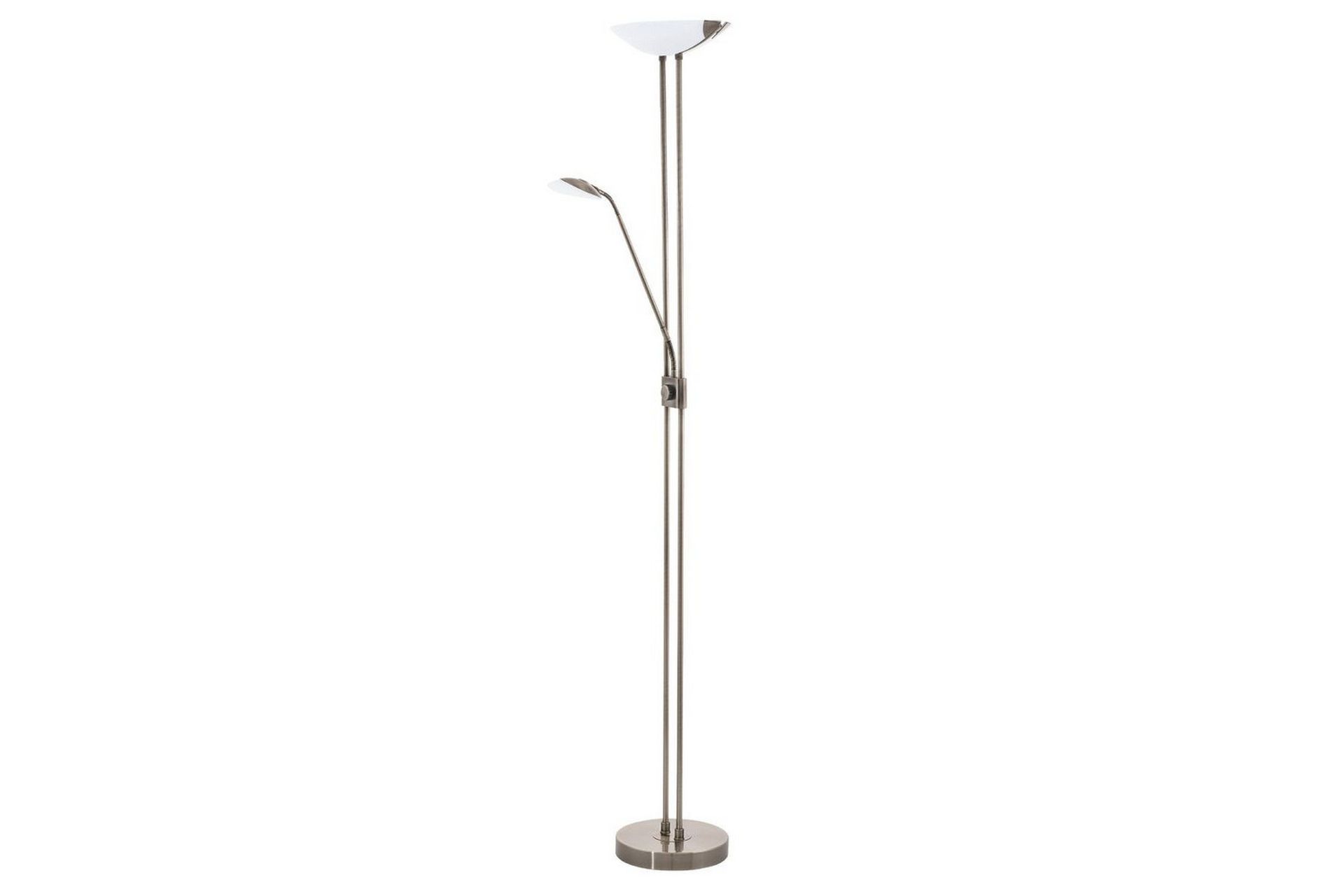 Gulvlampe Eglo Baya Led Bronsert Hvit, Satinert - Hvit/Bronse