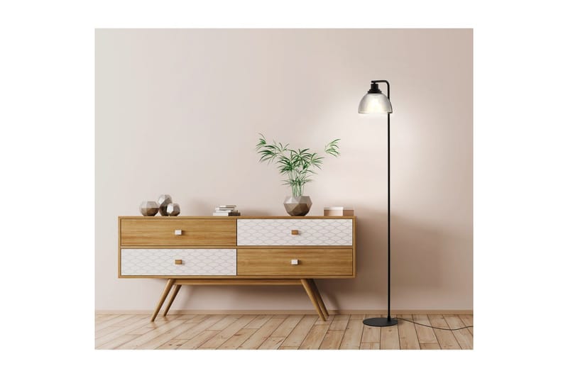 Gulvlampe Eglo Beleser - Svart - Belysning - Innendørsbelysning & Lamper - Soveromslampe
