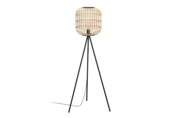 Gulvlampe Eglo Bordesley - Svart - Belysning - Innendørsbelysning & Lamper - Soveromslampe