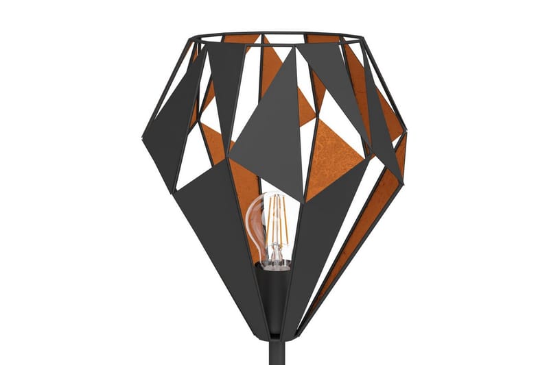Gulvlampe Eglo Carlton 1 - Svart/Kobber - Belysning - Innendørsbelysning & Lamper - Soveromslampe