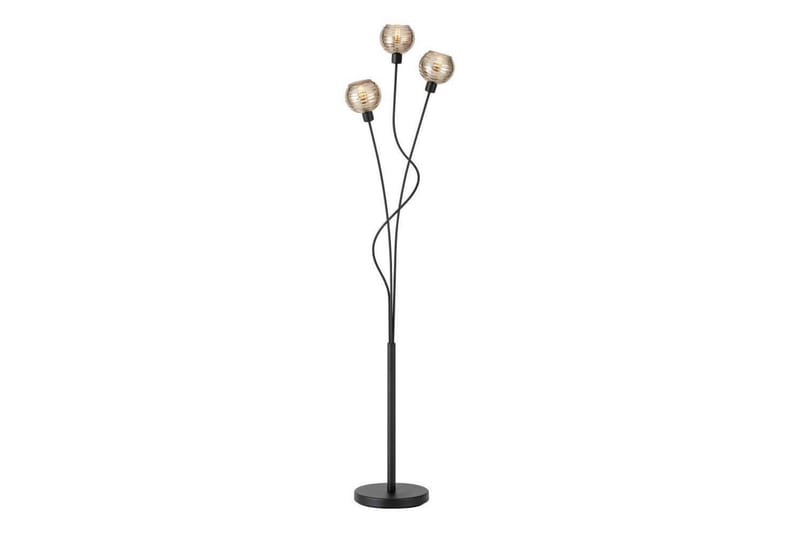 Gulvlampe Eglo Creppo Gull/Svart - Belysning - Innendørsbelysning & Lamper - Soveromslampe