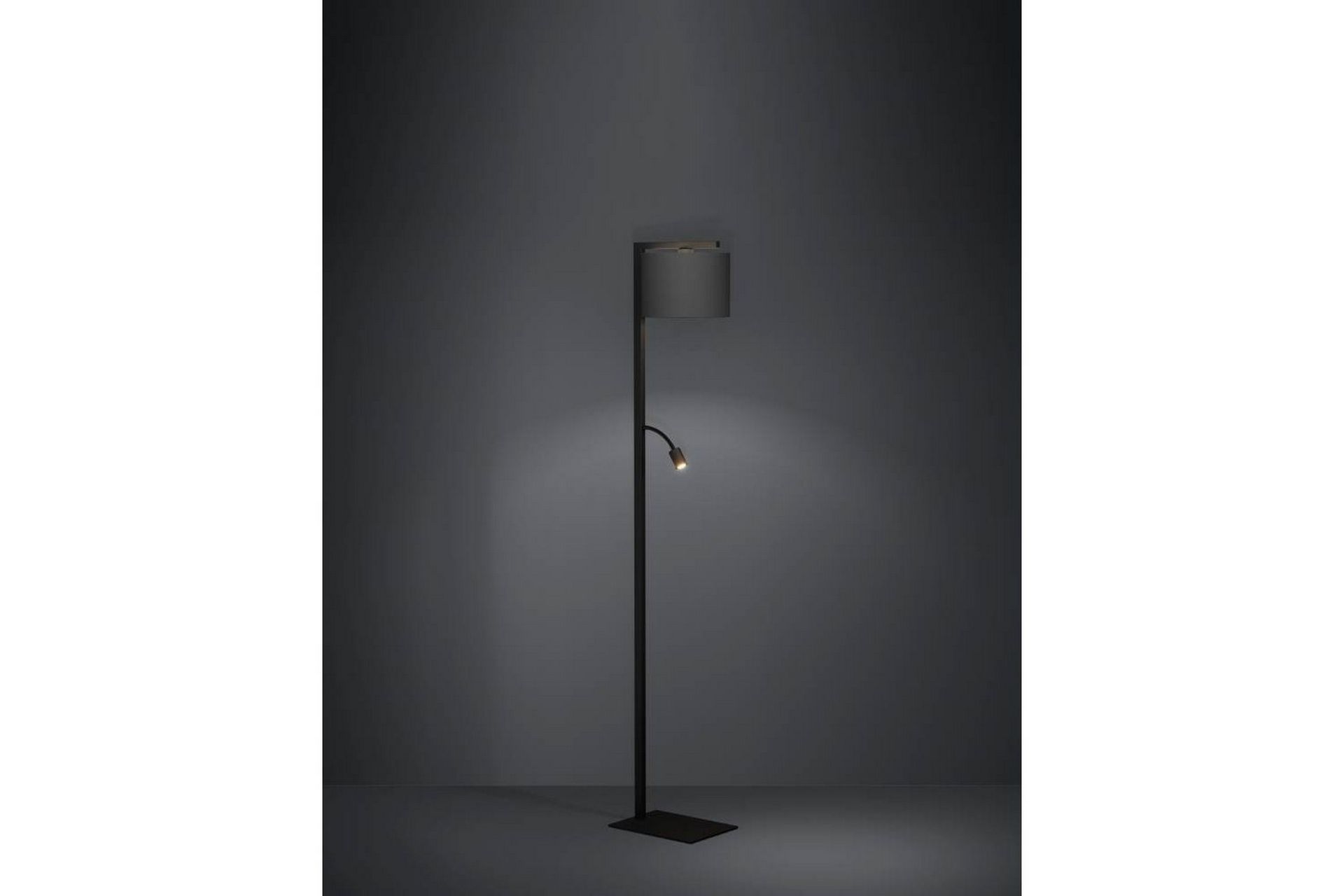 Gulvlampe Eglo Foligno Svart - Belysning - Innendørsbelysning & Lamper - Soveromslampe