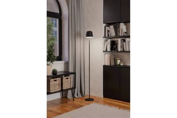 Gulvlampe Eglo Mannera-L Svart/Stål - Svart/Stål - Belysning - Innendørsbelysning & Lamper - Soveromslampe