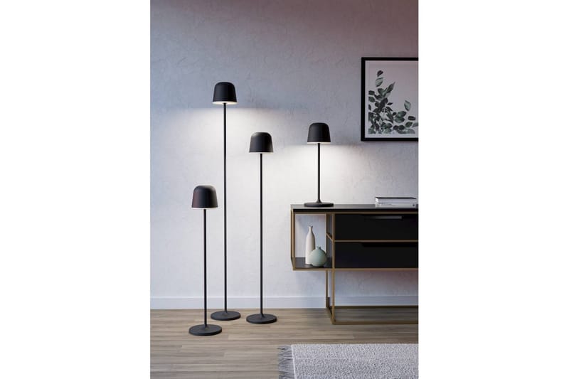 Gulvlampe Eglo Mannera-L Svart/Stål - Svart/Stål - Belysning - Innendørsbelysning & Lamper - Soveromslampe