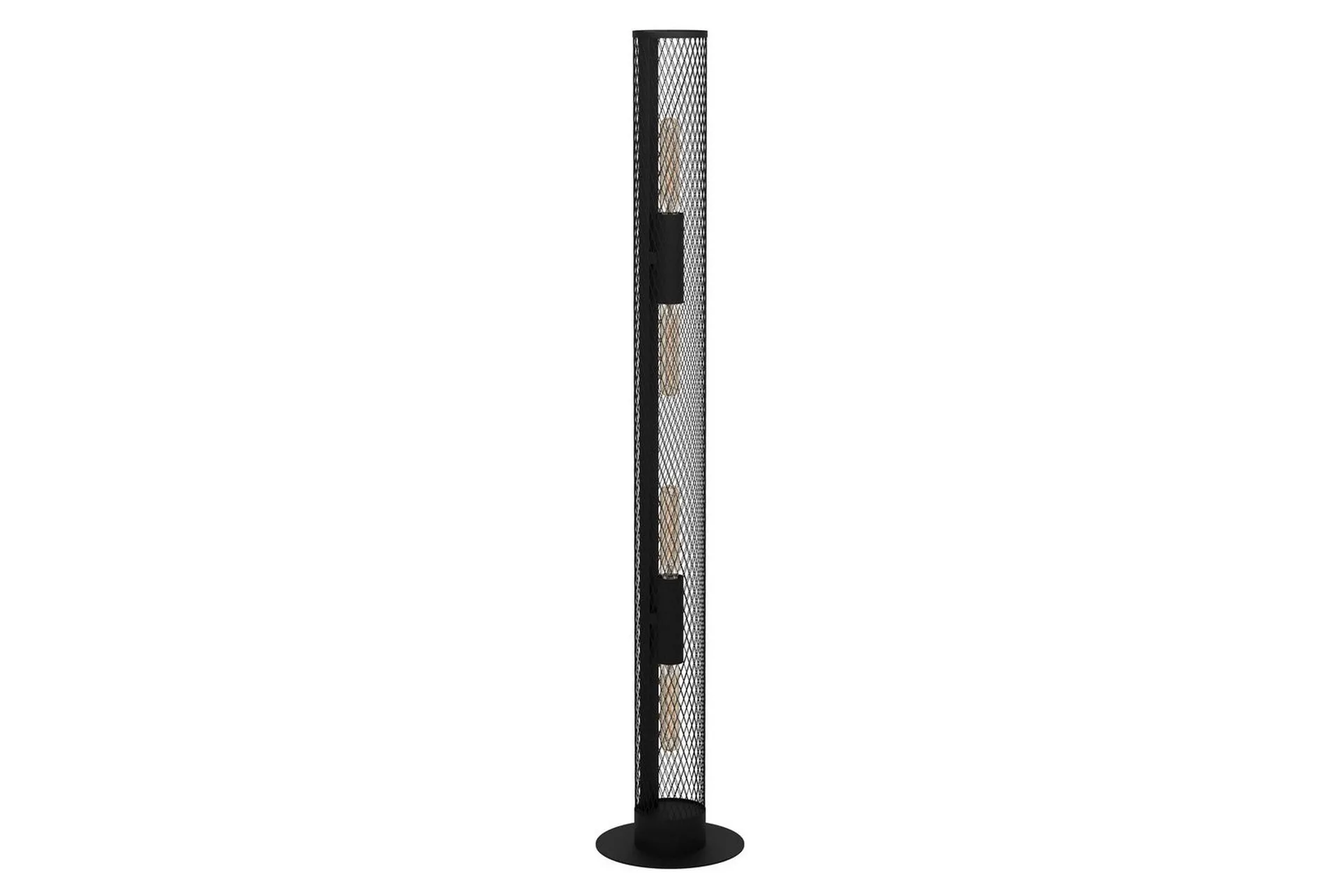 Gulvlampe Eglo Redcliffe med 4 Lamper - Svart