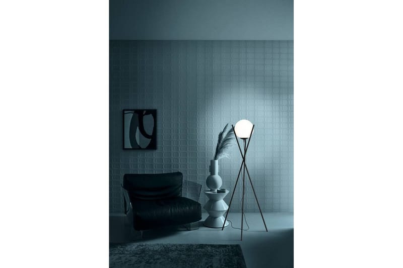 Gulvlampe Eglo Salvezinas Svart/Opalhvit - Belysning - Innendørsbelysning & Lamper - Soveromslampe