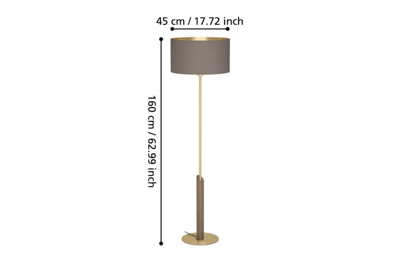 Gulvlampe Eglo Santandria Cappuccino - Belysning - Innendørsbelysning & Lamper - Soveromslampe