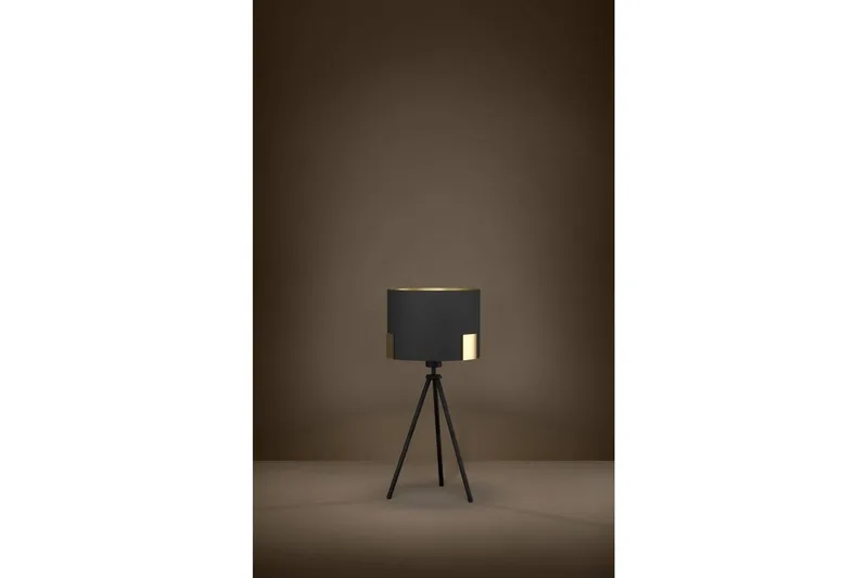 Gulvlampe Eglo Tortola 1 Svart/Messing - Belysning - Innendørsbelysning & Lamper - Soveromslampe