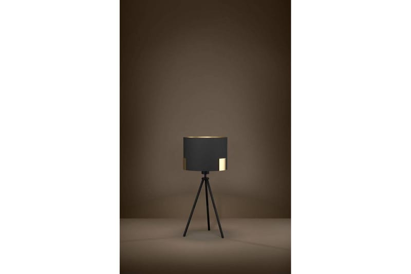 Gulvlampe Eglo Tortola 1 Svart/Messing - Belysning - Innendørsbelysning & Lamper - Soveromslampe