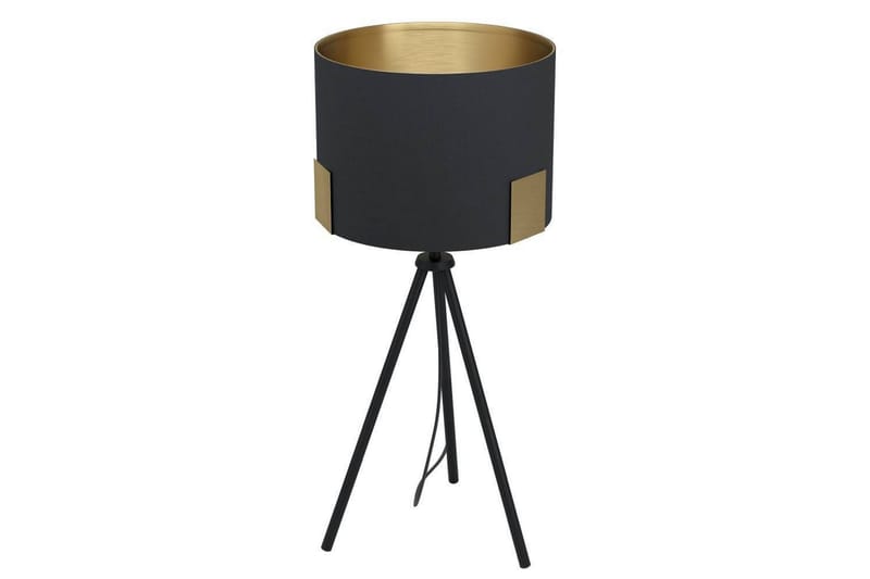 Gulvlampe Eglo Tortola 1 Svart/Messing - Belysning - Innendørsbelysning & Lamper - Soveromslampe