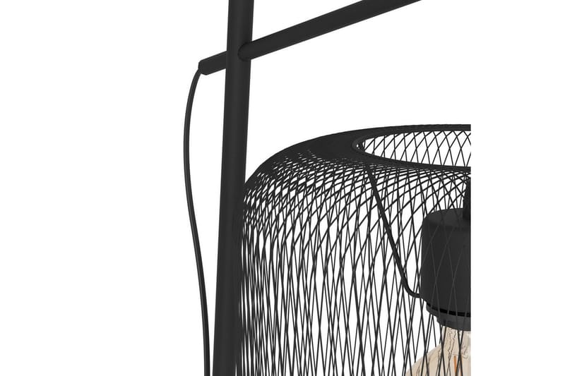 Gulvlampe Eglo Wrington - Svart - Belysning - Innendørsbelysning & Lamper - Soveromslampe
