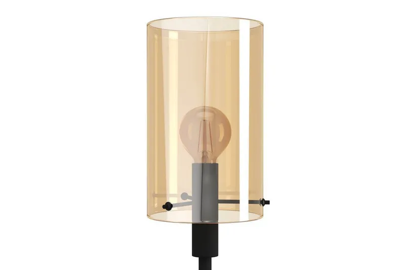 Gulvlampe Eglo Polverara Svart/Amber - Belysning - Innendørsbelysning & Lamper - Soveromslampe