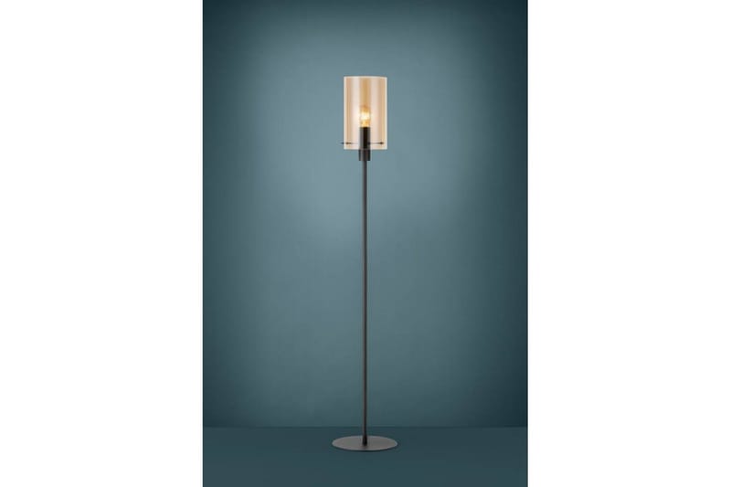 Gulvlampe Eglo Polverara Svart/Amber - Belysning - Innendørsbelysning & Lamper - Soveromslampe