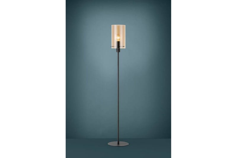 Gulvlampe Eglo Polverara Svart/Amber - Belysning - Innendørsbelysning & Lamper - Soveromslampe