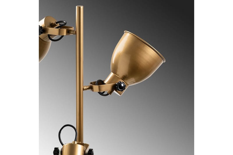 Gulvlampe Elber Gull - Gull - Belysning - Innendørsbelysning & Lamper - Soveromslampe