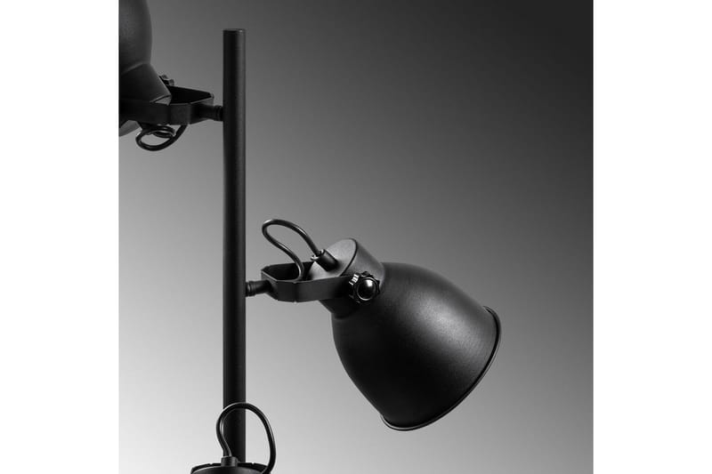 Gulvlampe Elber Svart - Svart - Belysning - Innendørsbelysning & Lamper - Soveromslampe