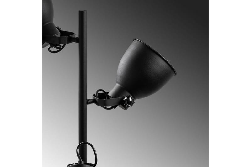 Gulvlampe Elber Svart - Svart - Belysning - Innendørsbelysning & Lamper - Soveromslampe