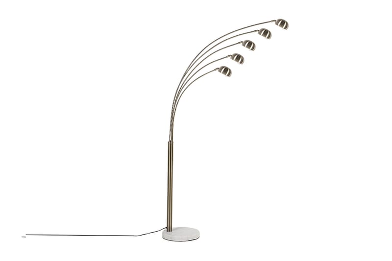 Flinders Gulvlampe 210 cm - Gull - Belysning - Innendørsbelysning & Lamper - Gulvlampe - Femarmet gulvlampe