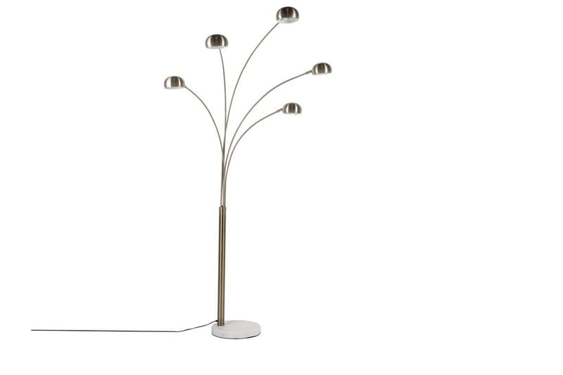 Flinders Gulvlampe 210 cm - Gull - Belysning - Innendørsbelysning & Lamper - Gulvlampe - Femarmet gulvlampe