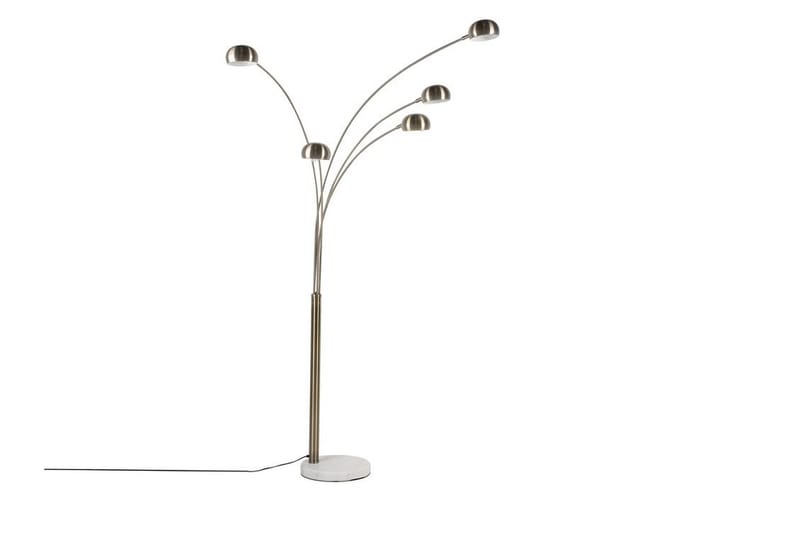 Flinders Gulvlampe 210 cm - Gull - Belysning - Innendørsbelysning & Lamper - Gulvlampe - Femarmet gulvlampe