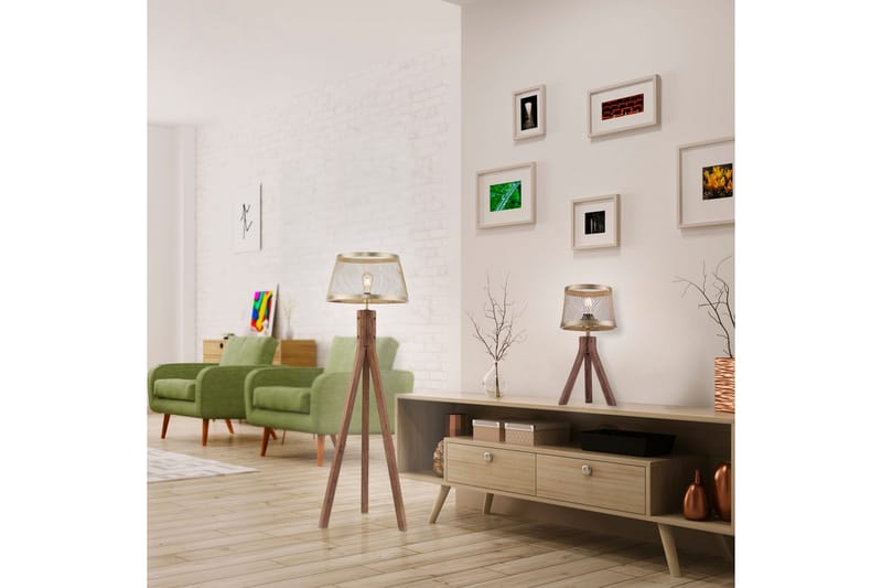 Gulvlampe Frederik - 46x145x46 cm - Belysning - Innendørsbelysning & Lamper - Soveromslampe