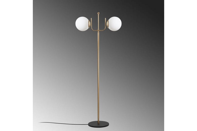 Gulvlampe Gevir Gull - Gull - Belysning - Innendørsbelysning & Lamper - Soveromslampe