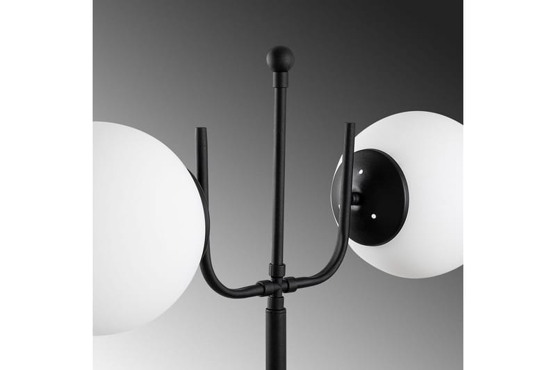 Gulvlampe Gevir Svart - Svart - Belysning - Innendørsbelysning & Lamper - Soveromslampe