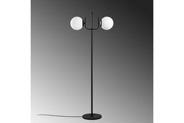 Gulvlampe Gevir Svart - Svart - Belysning - Innendørsbelysning & Lamper - Gulvlampe - Toarmet gulvlampe