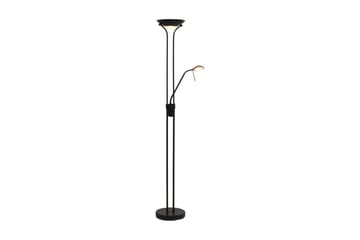 Gulvlampe LED dimbar 23 W - Svart - Belysning - Innendørsbelysning & Lamper - Gulvlampe - Uplight gulvlampe