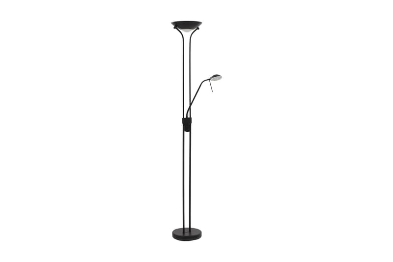 Gulvlampe LED dimbar 23 W - Svart - Belysning - Innendørsbelysning & Lamper - Gulvlampe - Uplight gulvlampe