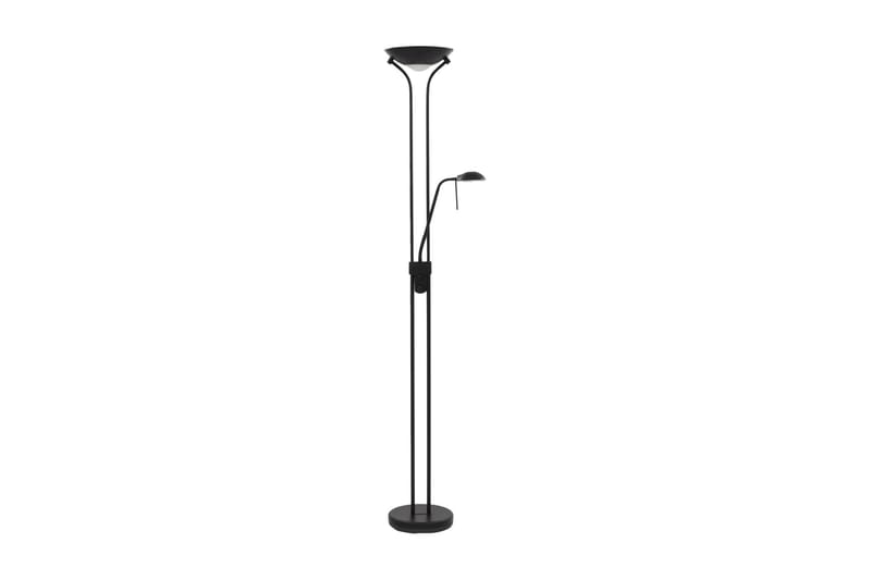 Gulvlampe LED dimbar 23 W - Svart - Belysning - Innendørsbelysning & Lamper - Gulvlampe - Uplight gulvlampe